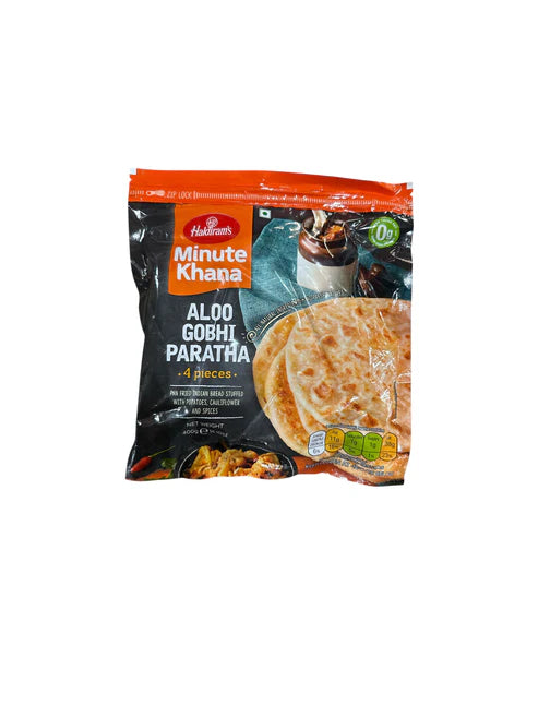 Haldiram Aloo Gobhi Paratha 4 pieces 400g frozen Halal