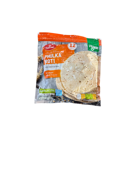 Haldiram Pulka Rotti Frozen  (Vegan)360g