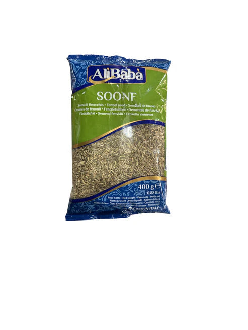 Alibaba Soonf Fennel Seeds (Fenchelsamen) 400g