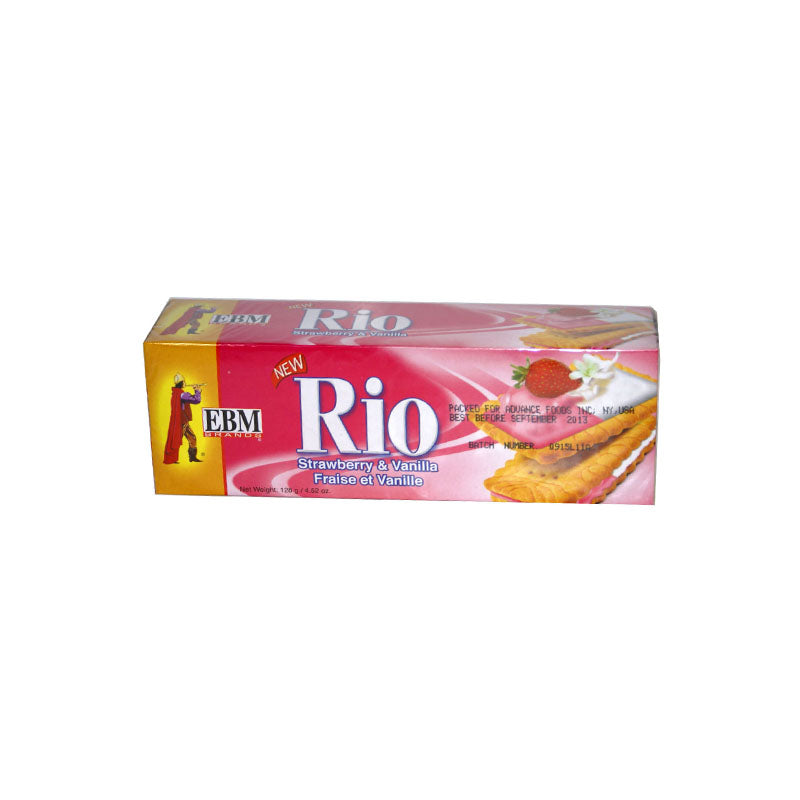 Biscuits EBM Rio Strawberry Vanila 105g