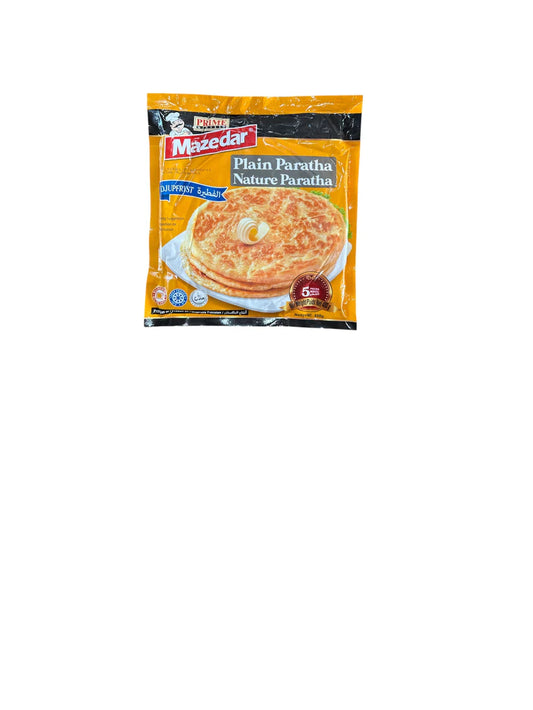 Mazadar  Plain Paratha Frozen Halal  5pc (425g)