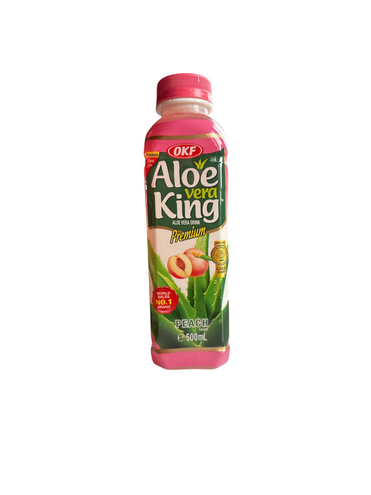 Okf Aloevera King Peach  Drink 500ml