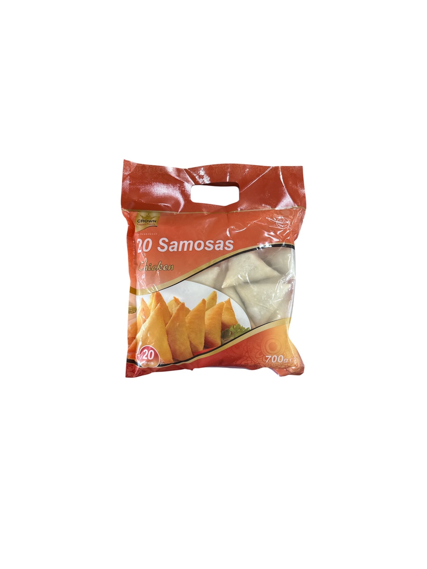 Crown Chicken Samosas 20 pcs 700g  Frozen Halal