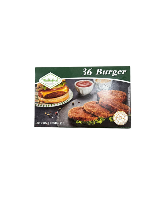 Makkafood 36Burger Frozen Halal 36x65g