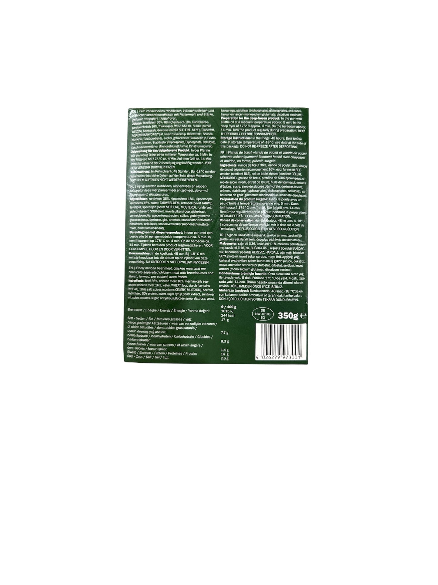 Makkafood Adana Kebap Frozen Halal 350g