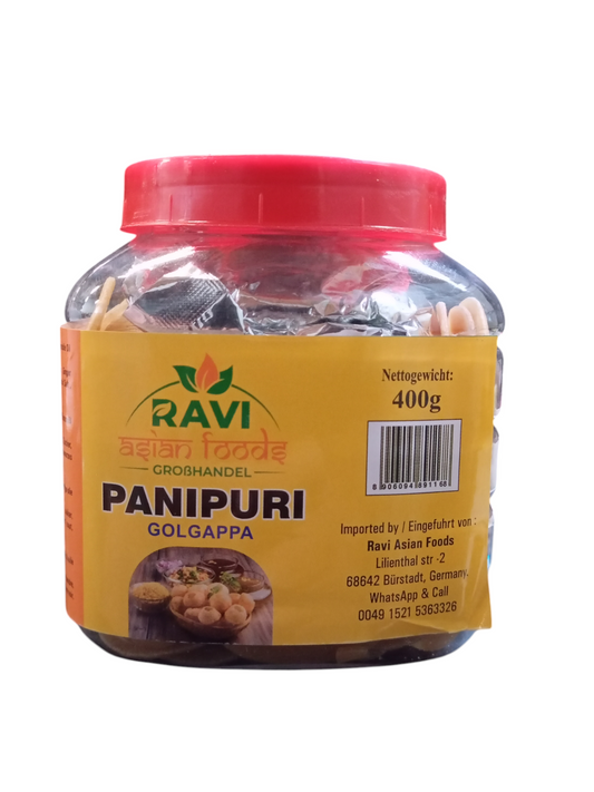 Ravi Pani Puri unfry With Masala Sachet 400g