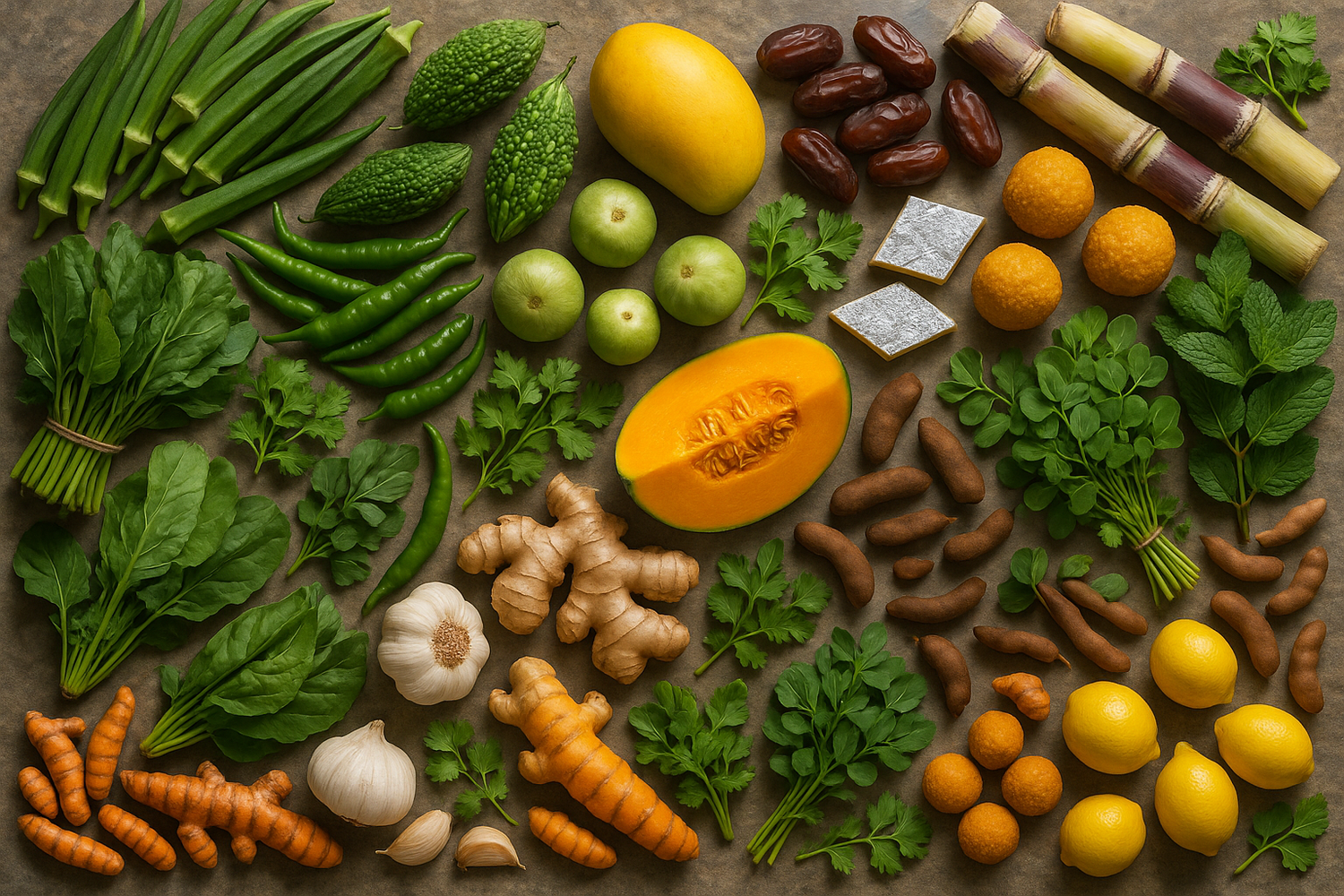 Fresh Vegetables & Sweets