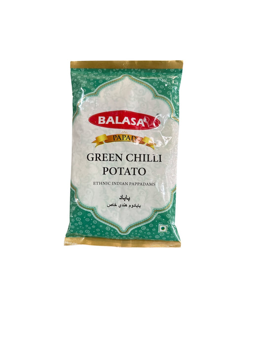 Balasa Papad Green Chilli Potato 100g