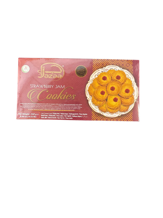 Jazza Strawberry Jam Biscuits 240g
