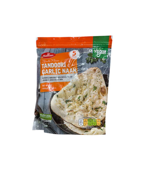 Haldiram Tandoori Garlic Naan 5 Pieces 400g Frozen Halal