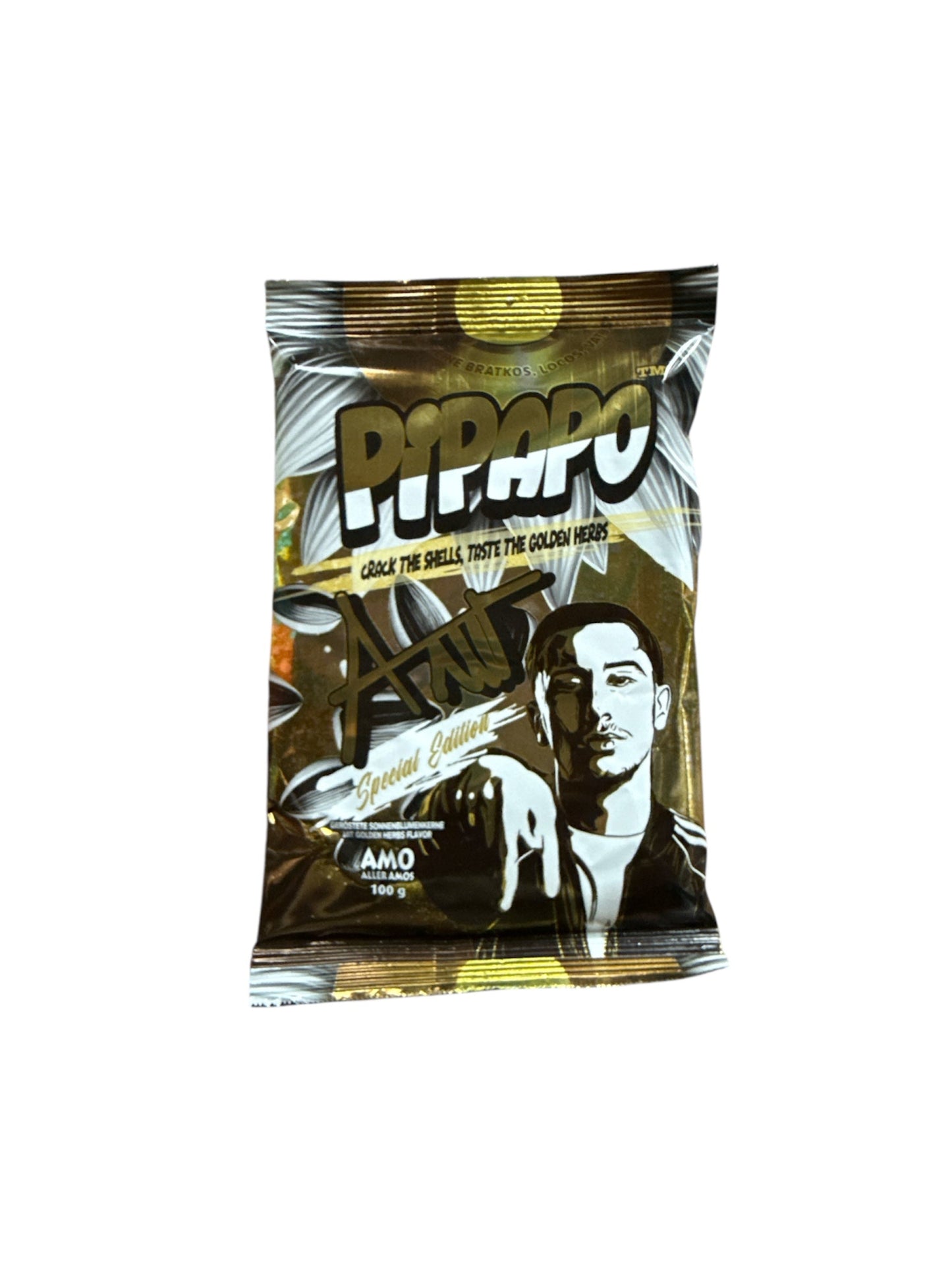 Pipapo Geröstelte Sonnenblumenkerne Mit Golden Herbs Flavor 100g