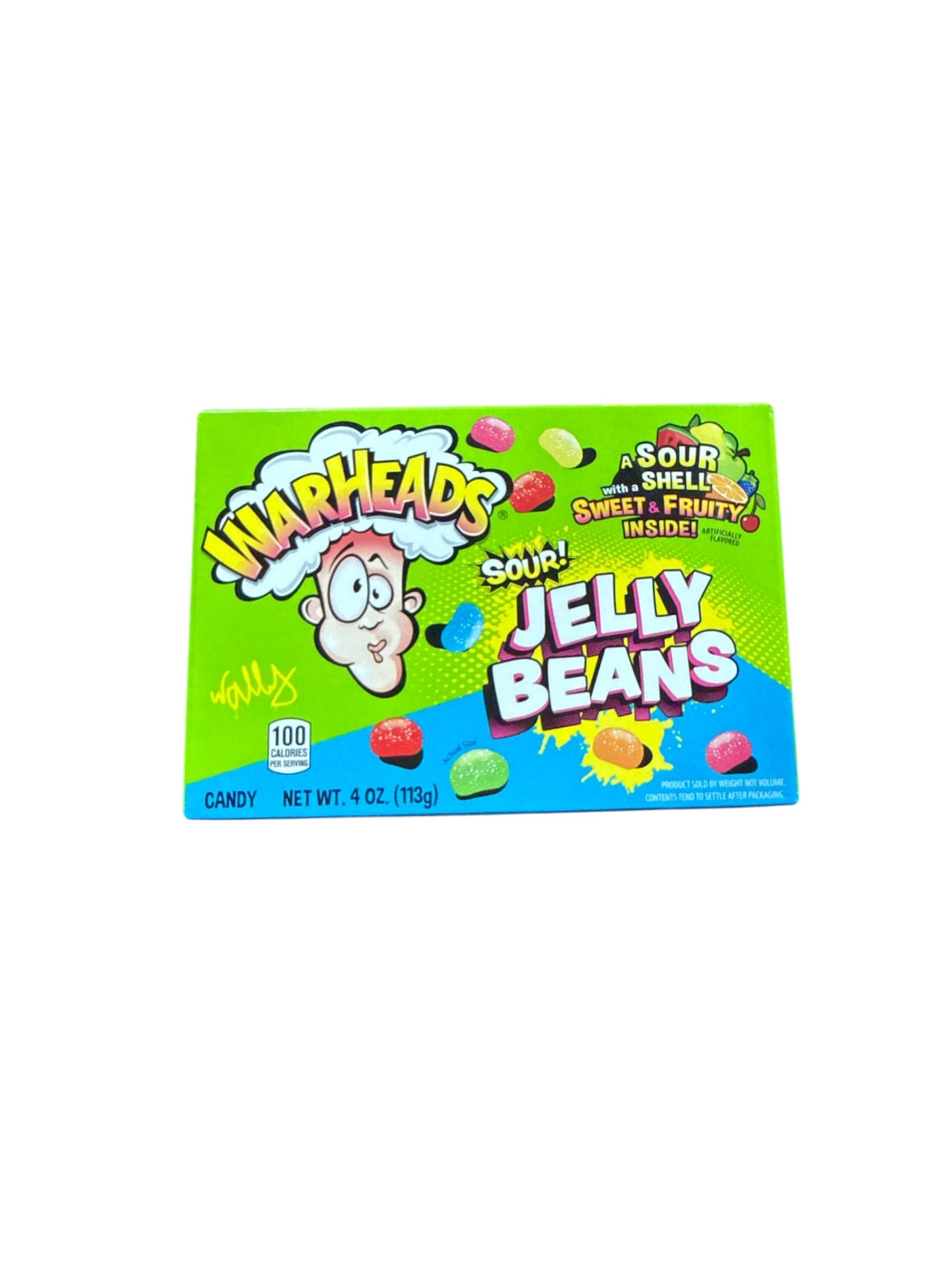 Warheads Sour Jelly Beans 113g