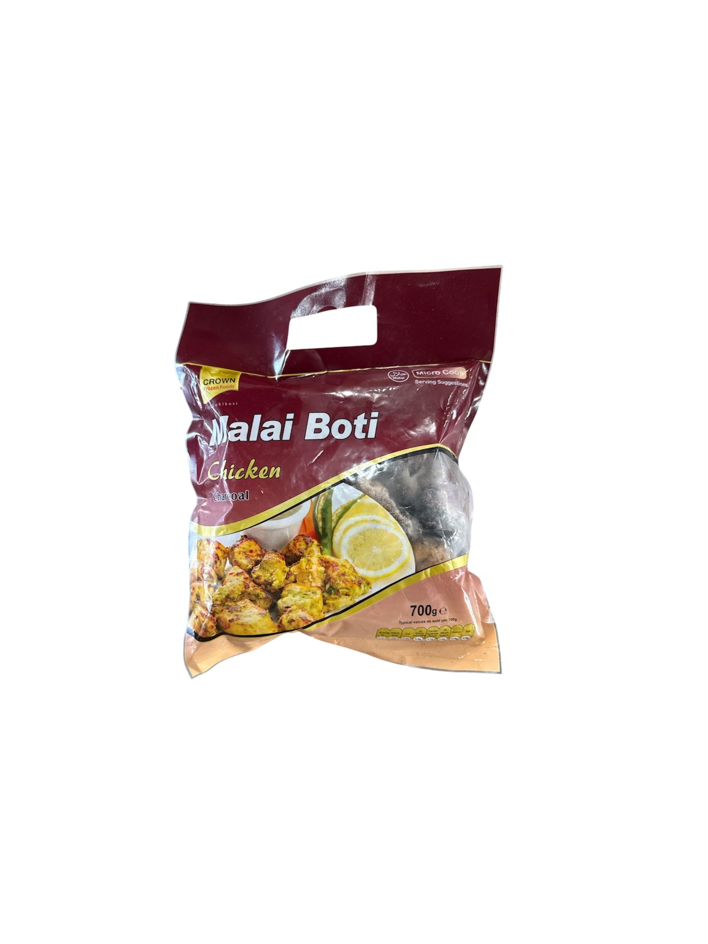 Crown Malai Boti  Chicken 700g  frozen Halal