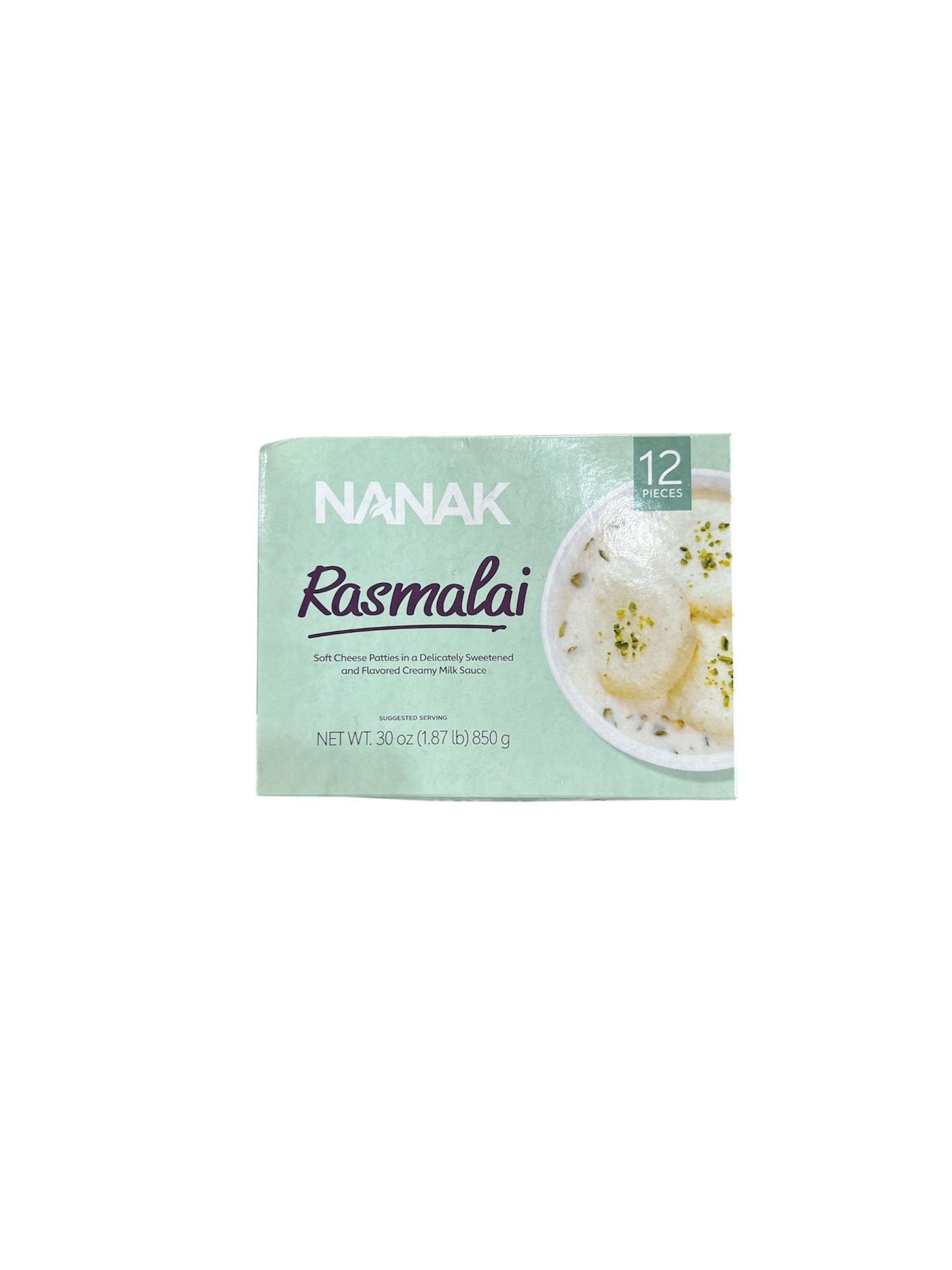 Nanak Rasmalai Frozen   12 pcs 850g