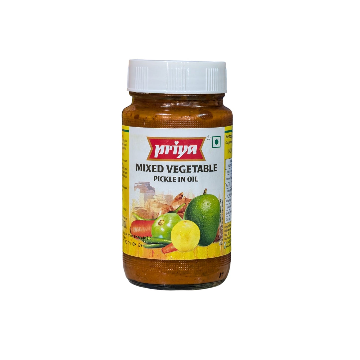 Priya Mixed Vegetables Pickle 300g
