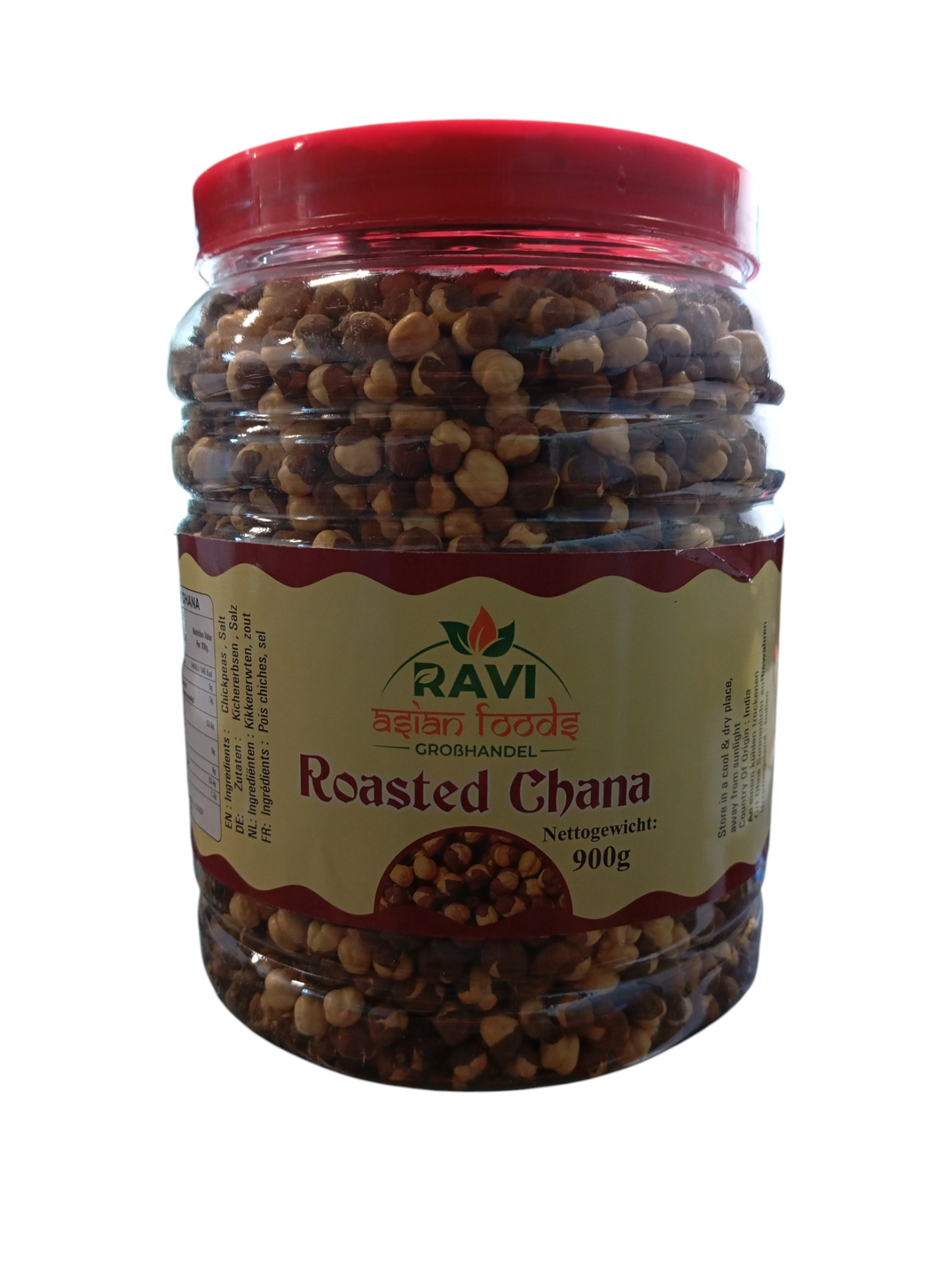 Ravi Roasted Chana  jar 900g