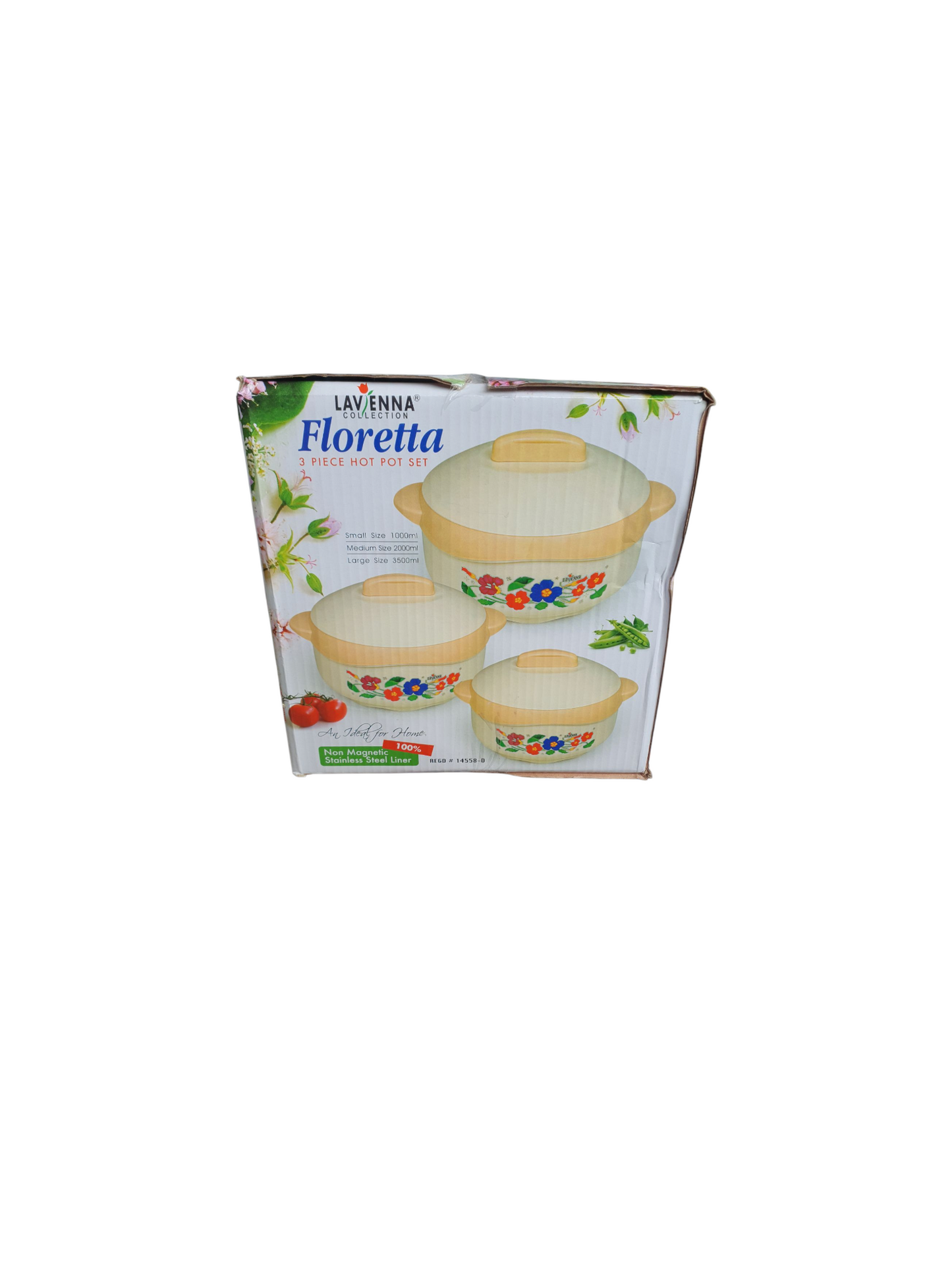 Floretta 3 Piece Hot Pot Set